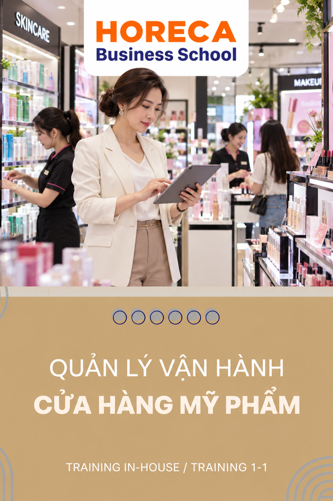 Quản lý vận hành Cửa hàng Mỹ phẩm